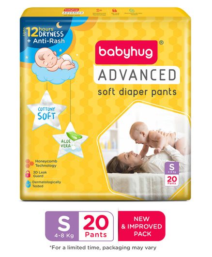 Baby Hug Advanced Pant Style Diapers - Small