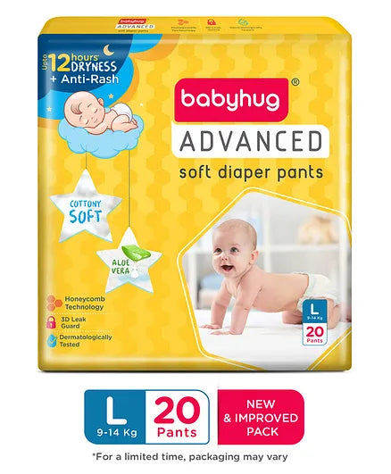 Baby Hug Advanced Pant Style Diapers - Large