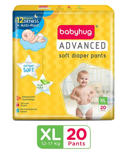 Baby Hug Advanced Pant Style Diapers - Extra Large