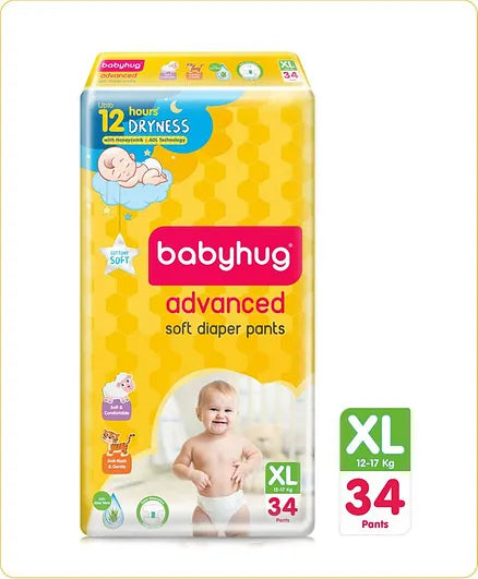 Baby Hug Advanced Pant Style Diapers - Extra Large